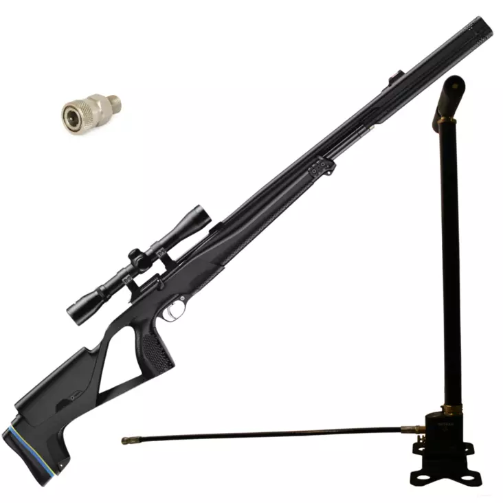 Stoeger XM1 S4 5,5mm Combo, Stoeger 4x32 - Paineilmakiväärit (PCP) - 6972382730117_pkt - 1